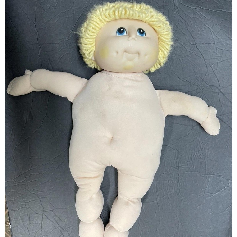 MN Thomas  The Original Doll  Vintage 1984  Blue Eyes Blonde Hair Baby Boy CUTE!
